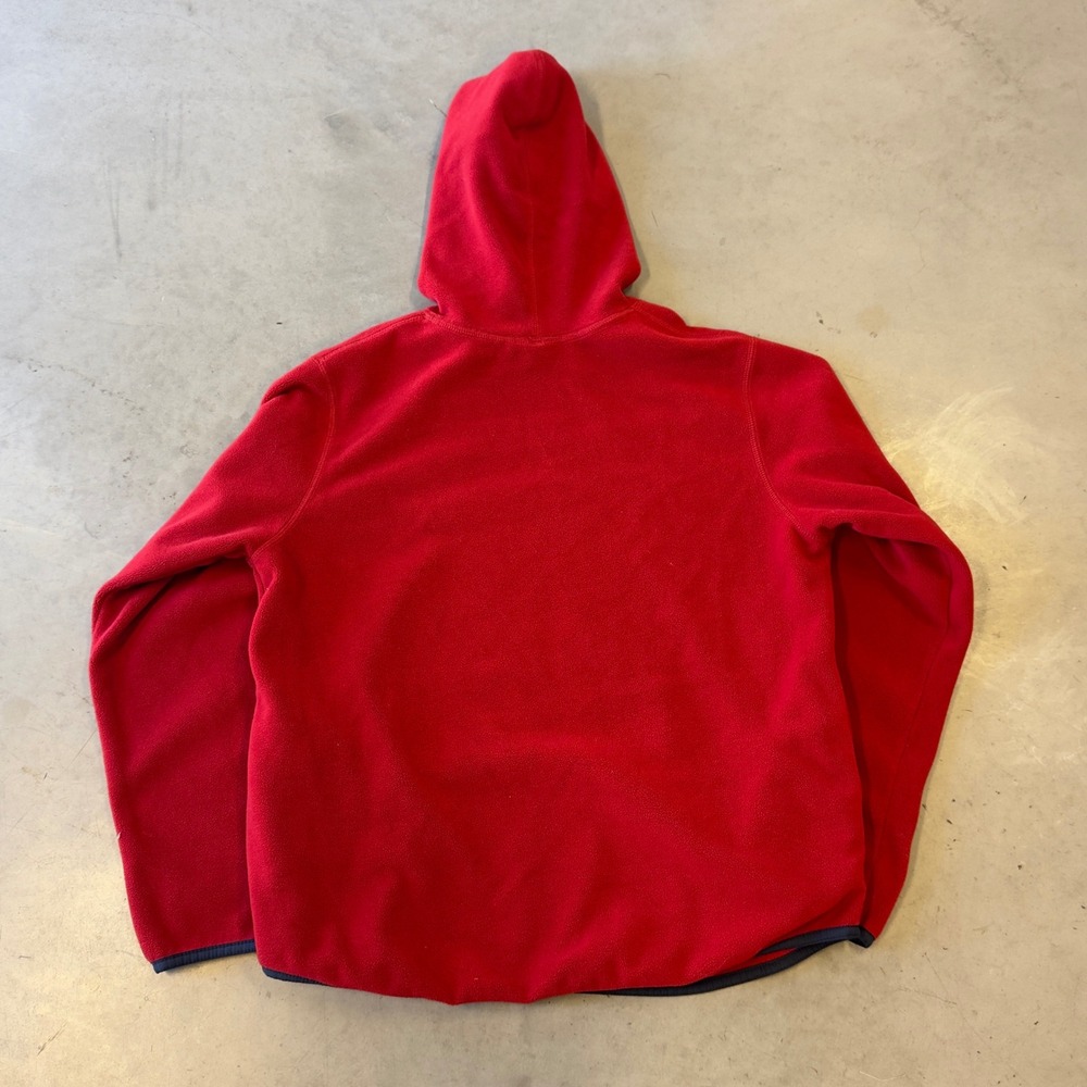 American Eagle Outfitters AE Performance Fleece Hoodie Red Mens Medium - Picture 3 of 6